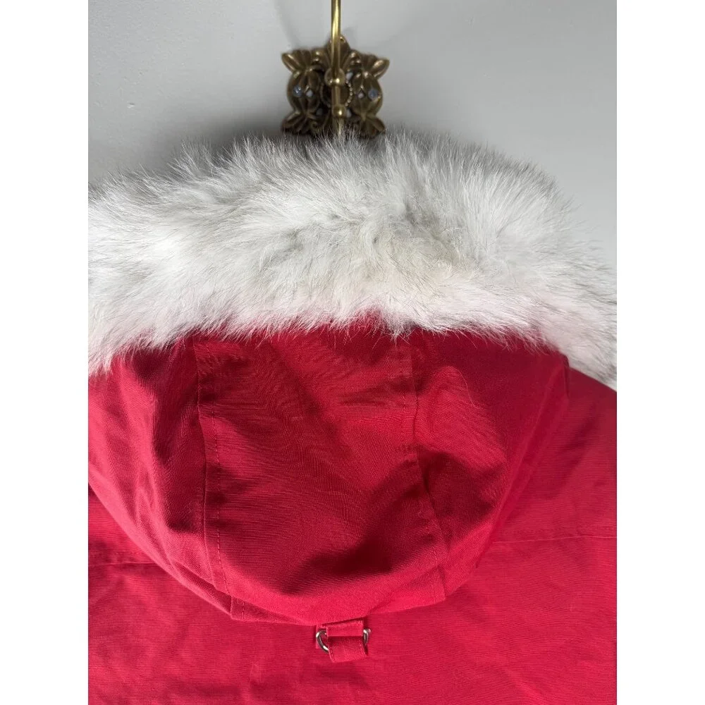 NWT Moose Knuckles Canada Down Parka Red Men's Size S Authentic